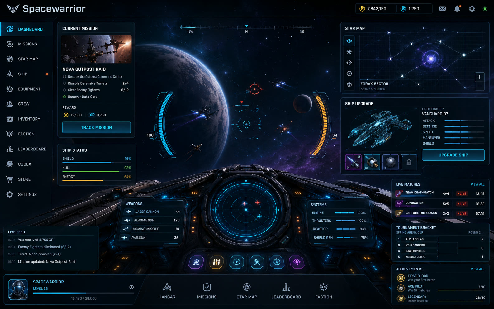 Spacewarrior screenshot